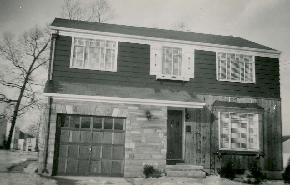 Photos from 290 Concord Drive, River Edge, New Jersey, 1954.